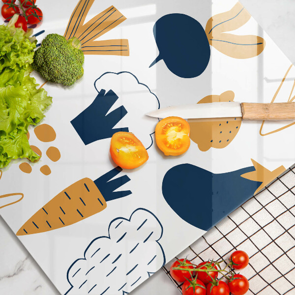 Protetor placa indução Ilustração de alimentos