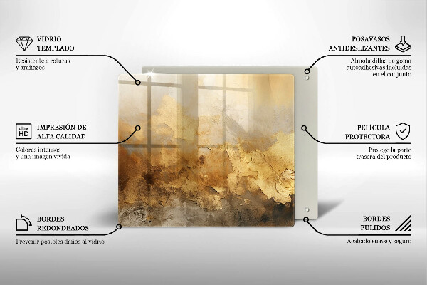 Protetor placa de indução Textura rica