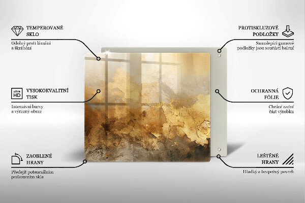 Protetor placa de indução Textura rica