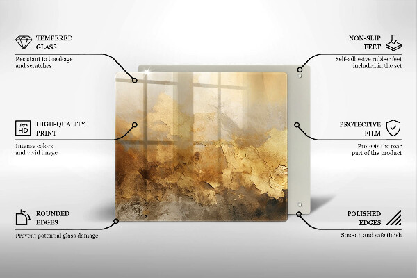 Protetor placa de indução Textura rica