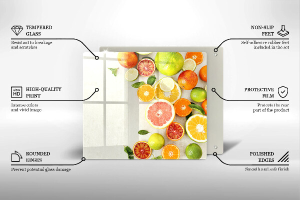Tábua protetora Frutas cítricas