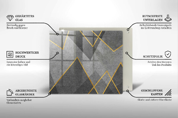Protetor placa de indução Formas nítidas