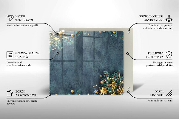 Tábua protetora decorações de Natal