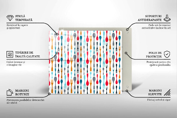 Protetor placa de indução Ilustração de uma colher