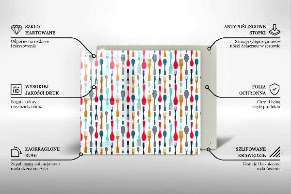Protetor placa de indução Ilustração de uma colher