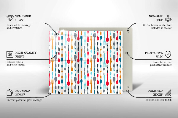 Protetor placa de indução Ilustração de uma colher