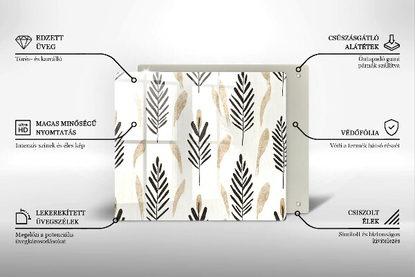 Protetor placa indução Plantas Boho