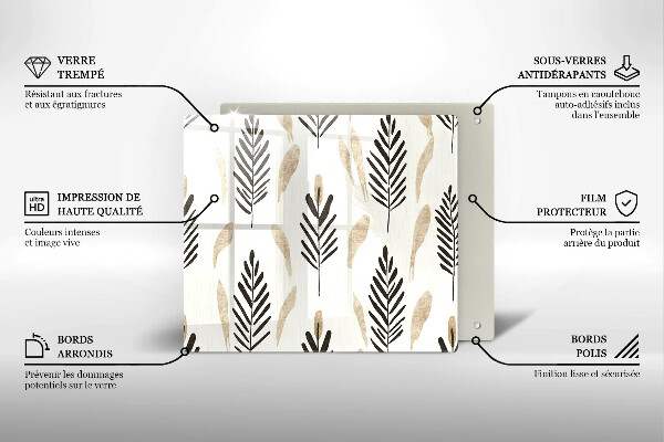 Protetor placa indução Plantas Boho