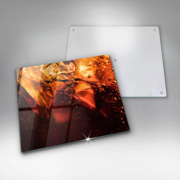 Tábua protetora Bebida de cola com gelo