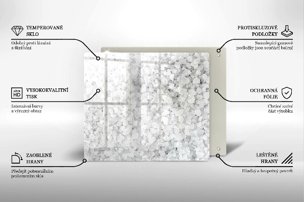 Protetor placa de indução Cristais de sal