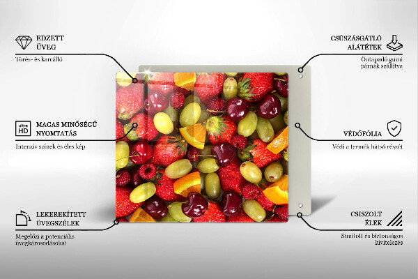 Protetor placa indução Frutas de verão