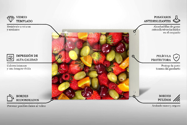 Protetor placa indução Frutas de verão