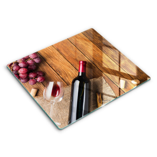 Protetor placa indução Uma garrafa de vinho tinto