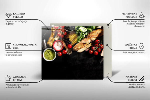 Protetor placa indução Ingredientes e especiarias italianas