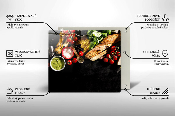 Protetor placa indução Ingredientes e especiarias italianas