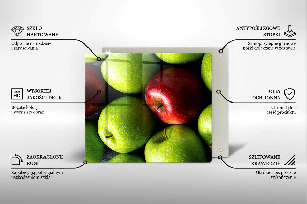 Protetor placa de indução Maçãs suculentas