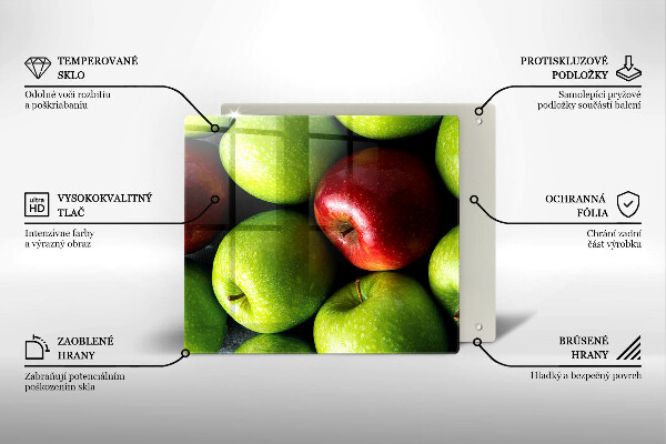 Protetor placa de indução Maçãs suculentas