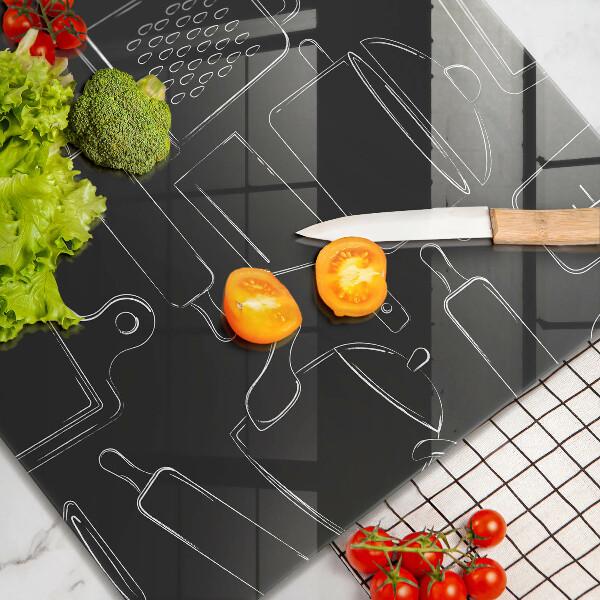 Tábua protetora Acessórios de cozinha de desenho animado