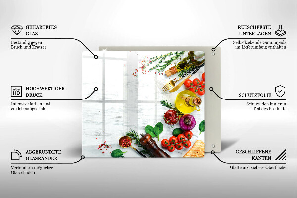 Protetor placa indução Vegetais e especiarias