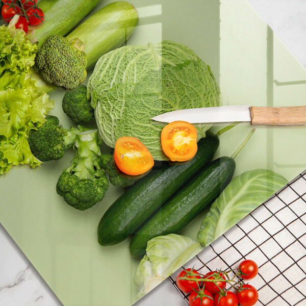 Tábua protetora Frutas e vegetais verdes