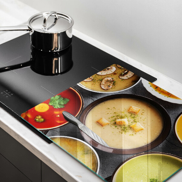Protetor placa de indução Sopas coloridas