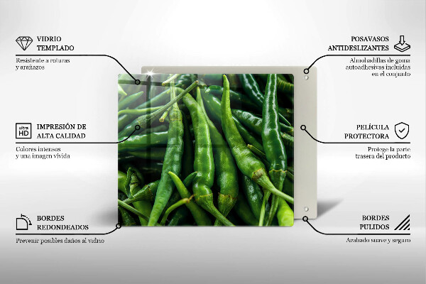 Tábua protetora vagens de ervilha