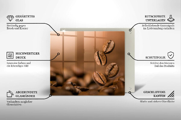 Protetor placa indução Grãos de café