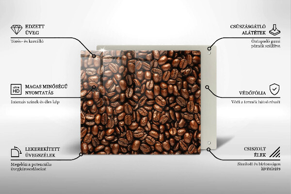 Protetor placa de indução Grãos de café