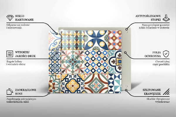 Protetor placa indução Azulejos decorativos