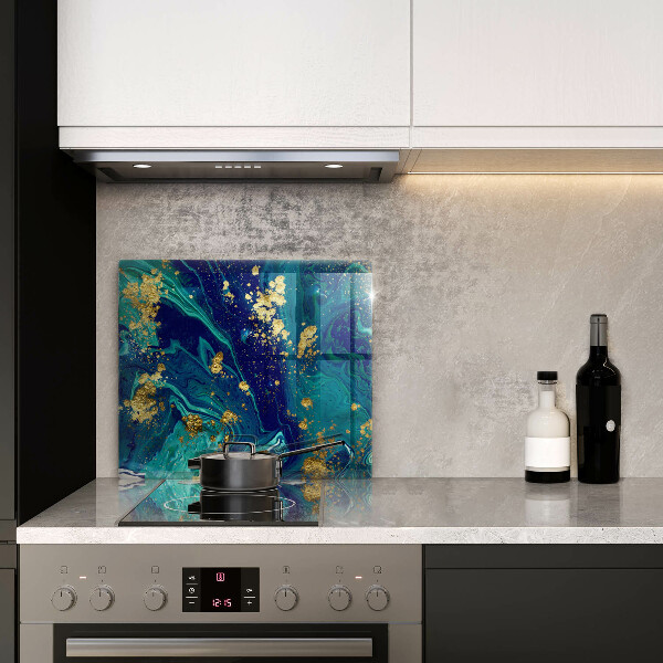 Protetor placa indução Abstração com ouro