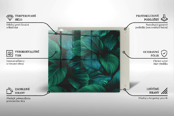 Protetor placa indução Folhas da selva