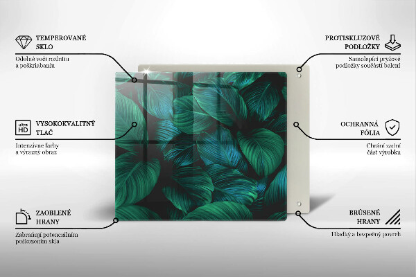 Protetor placa indução Folhas da selva