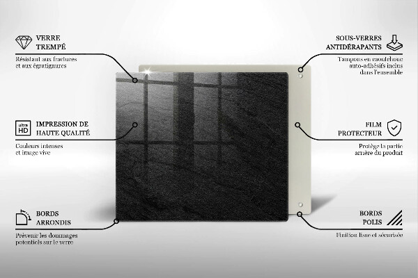 Protetor placa indução Textura de pedra