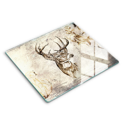 Protetor placa de indução Ilustração de animal veado