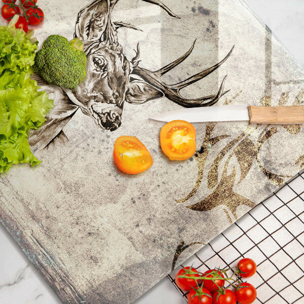 Protetor placa de indução Ilustração de animal veado