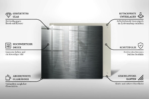 Tábua protetora Textura metálica