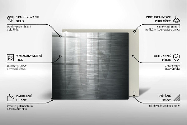 Tábua protetora Textura metálica