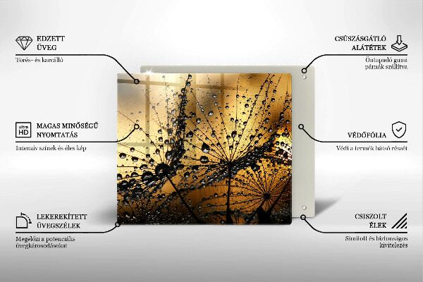 Protetor placa de indução Orvalho e dentes-de-leão