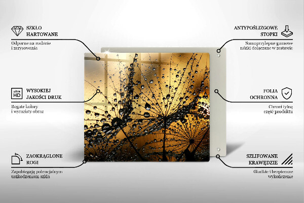 Protetor placa de indução Orvalho e dentes-de-leão