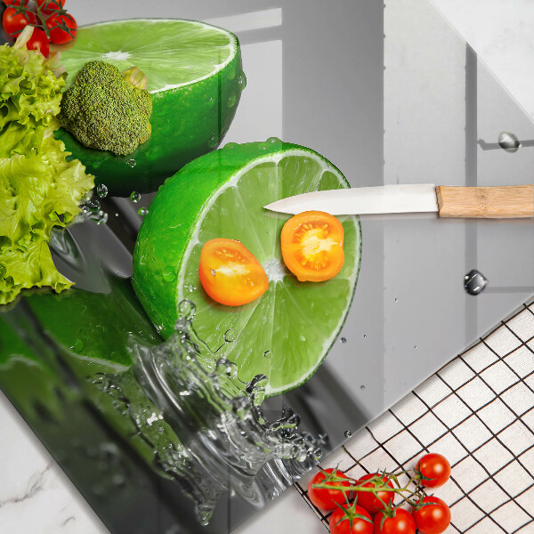 Protetor placa indução Limões suculentos e água