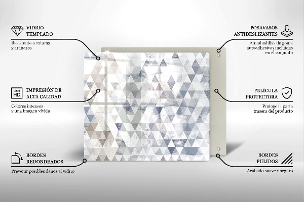 Protetor placa indução Padrão triangular