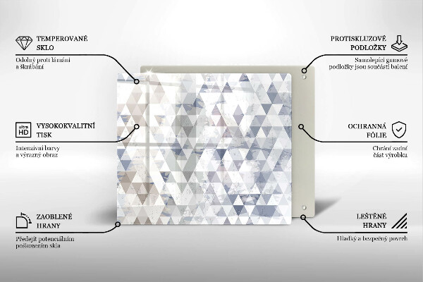 Protetor placa indução Padrão triangular