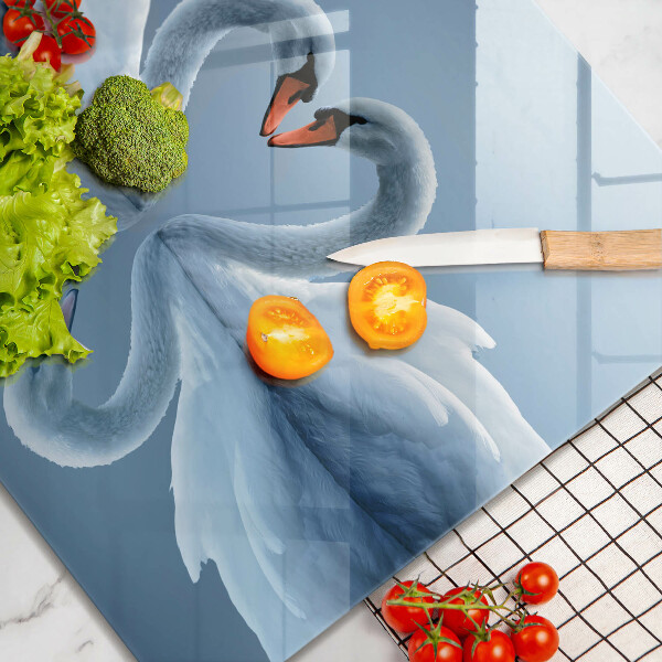 Protetor placa de indução Coração de dois cisnes