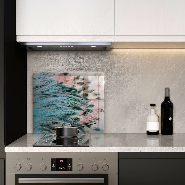 Tábua protetora penas de pássaros boho