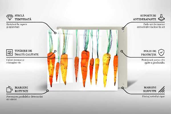 Protetor placa indução Ilustração de cenoura
