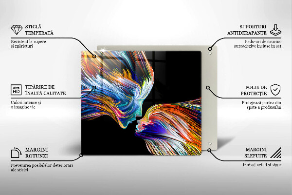 Tábua protetora Beijo abstrato