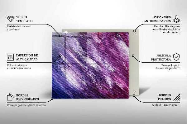 Protetor placa de indução Abstração de tinta