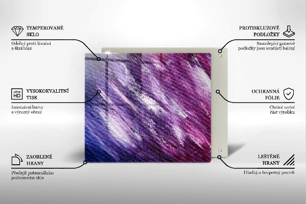 Protetor placa de indução Abstração de tinta