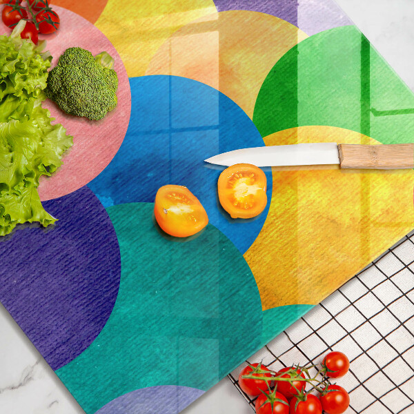 Protetor placa de indução Círculos coloridos