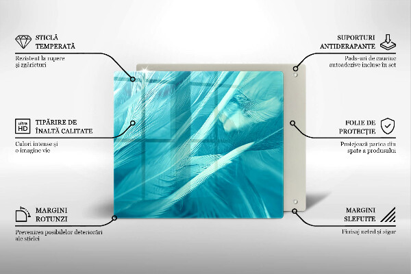 Protetor placa indução Penas delicadas